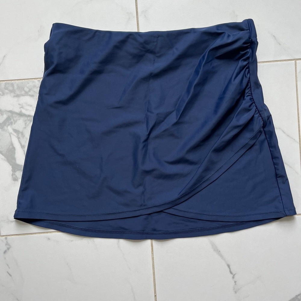 Summersalt navy blue swim skirt sz medium